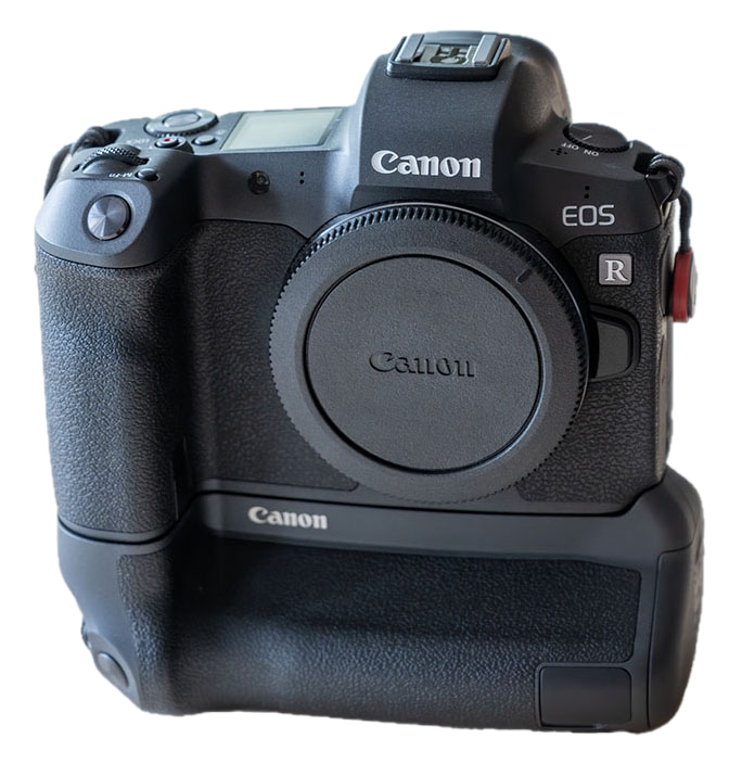 EOS R Body mit dem Batteriegriff BG-E22