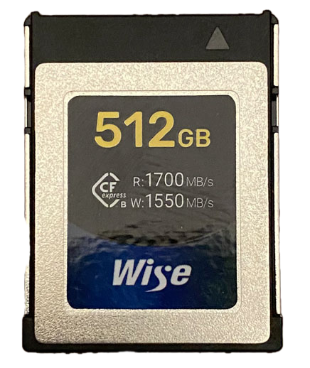 CFExpress Karte von Wise, mit 512 GB
