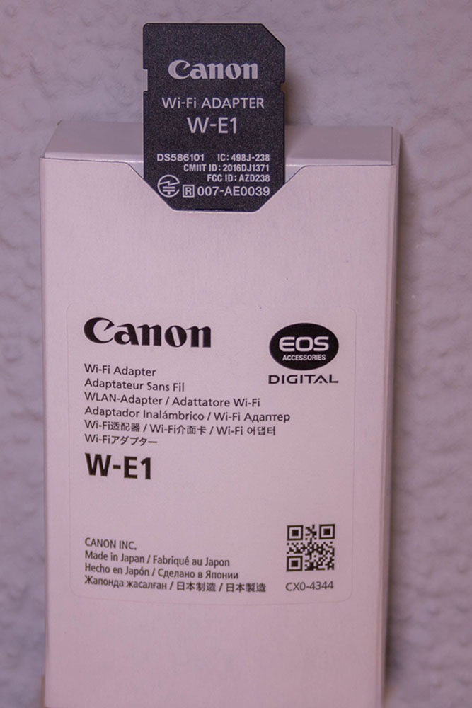 Canon Wi-Fi Adapter W-E1 