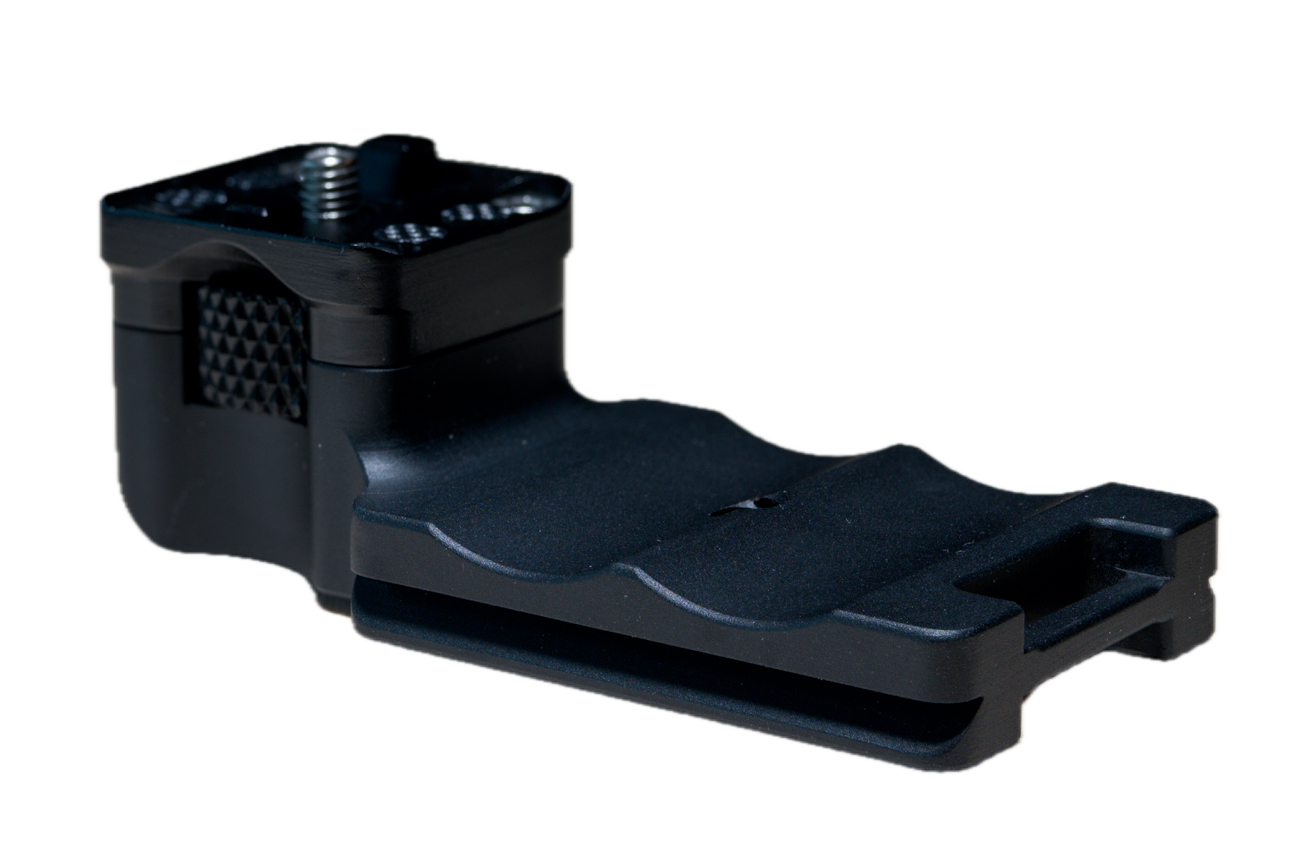 Anbringen der Bohrung im Objektivfu&szlig;